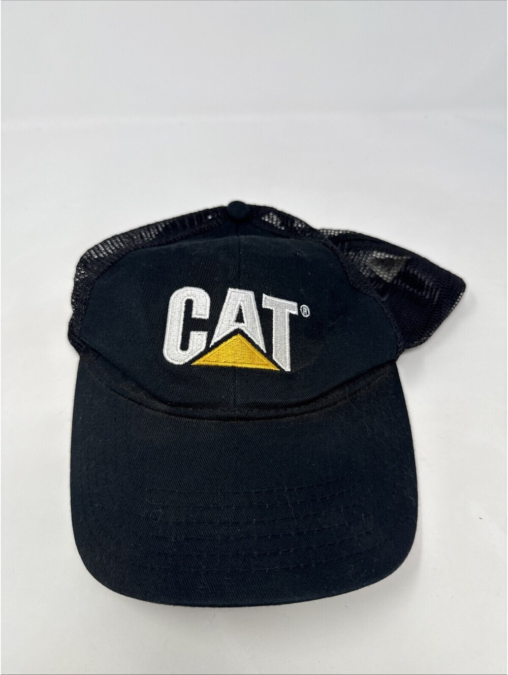 Cat Hat Cap Adjustable Snap Black White